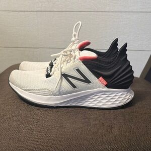 New Balance White and Black Athletic Shoes